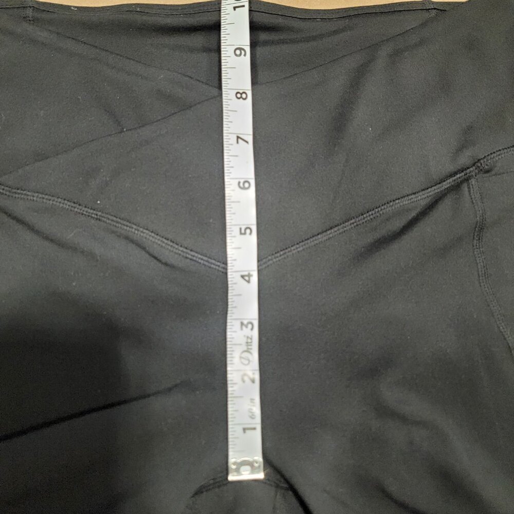 Pureluxe Size S Black Low-Rise Crossover Flare Legging - Picture 8 of 14
